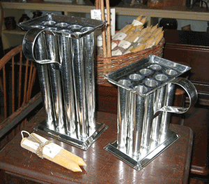 6" & 9" Tin Candle Molds